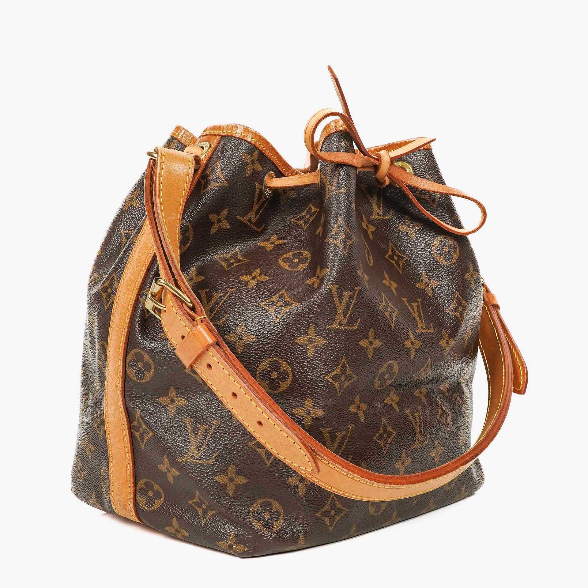 Louis Vuitton Petit Noe Schultertasche aus Monogram Canvas