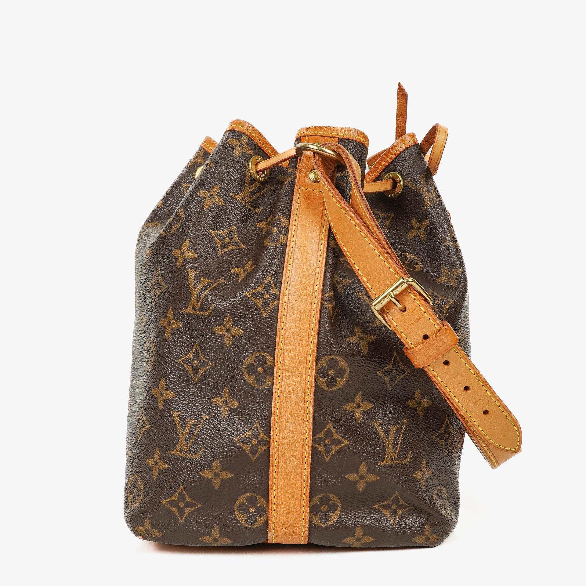 Louis Vuitton Petit Noe Schultertasche aus Monogram Canvas