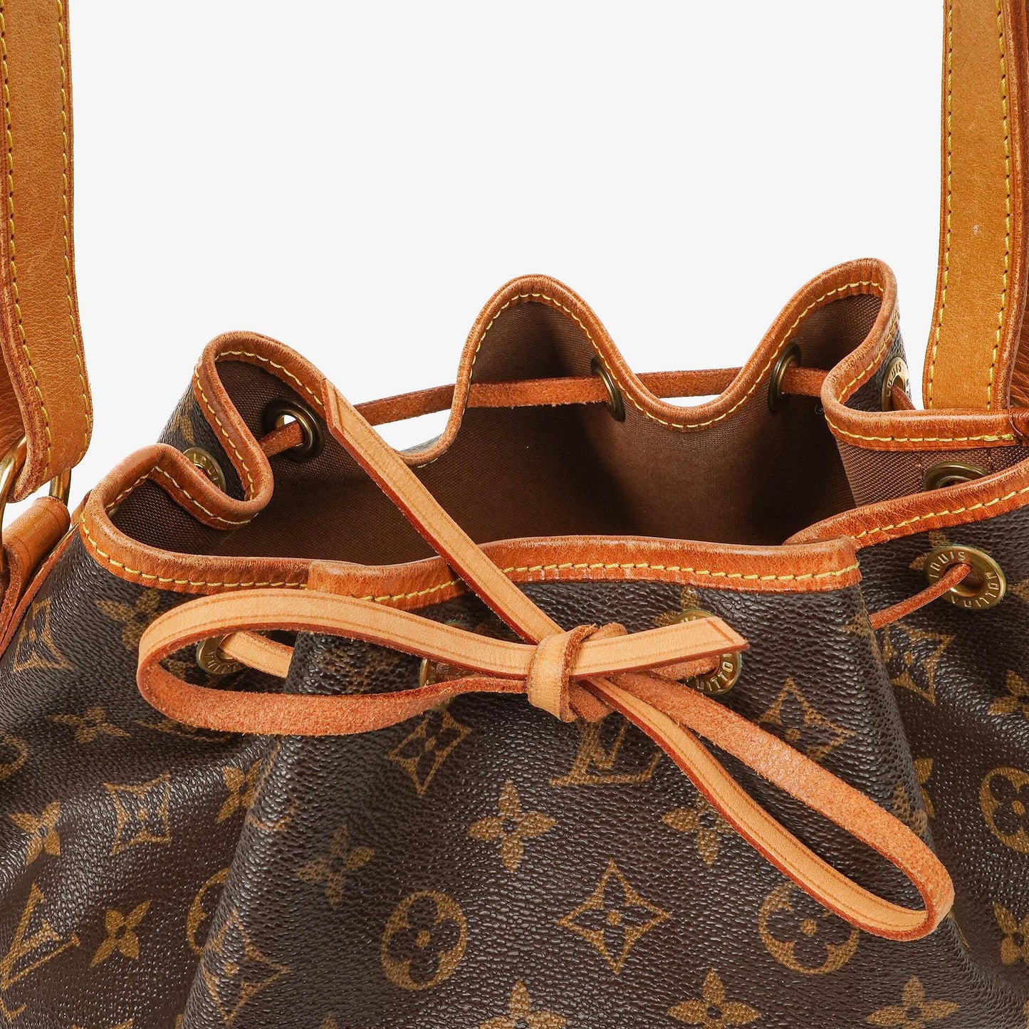 Louis Vuitton Petit Noe Schultertasche aus Monogram Canvas
