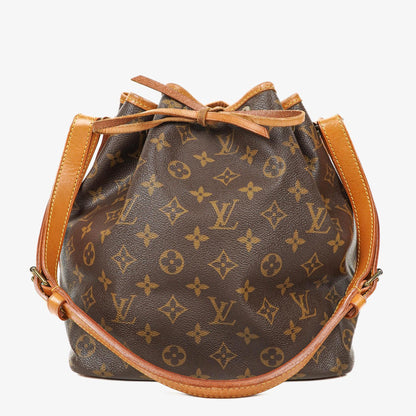 Louis Vuitton Petit Noe Schultertasche aus Monogram Canvas
