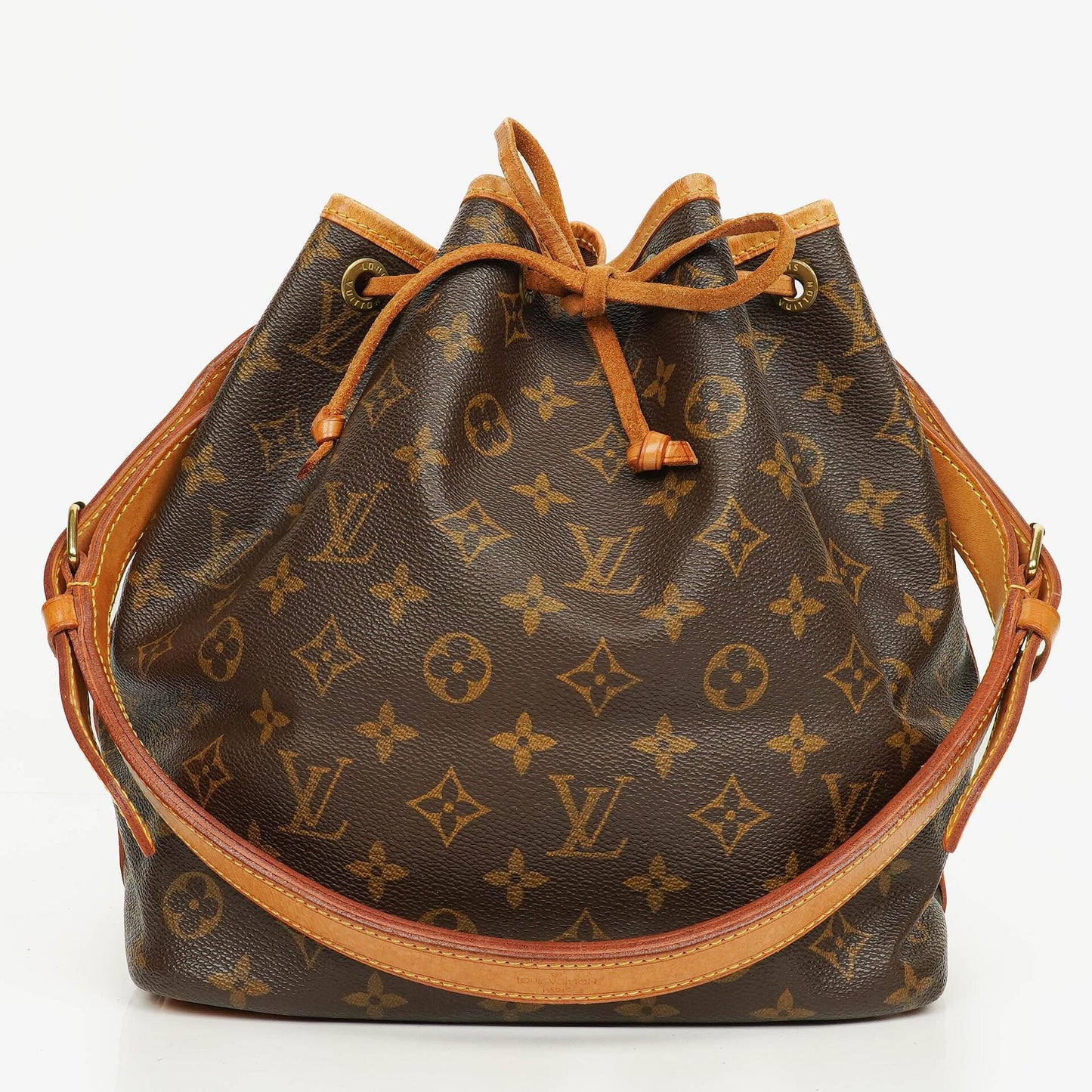 Louis Vuitton Petit Noe Schultertasche aus Monogram Canvas