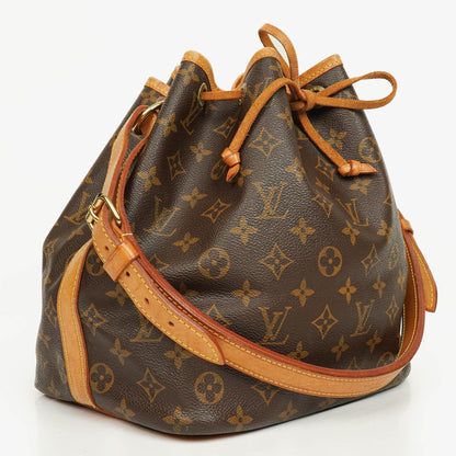 Louis Vuitton Petit Noe Schultertasche aus Monogram Canvas