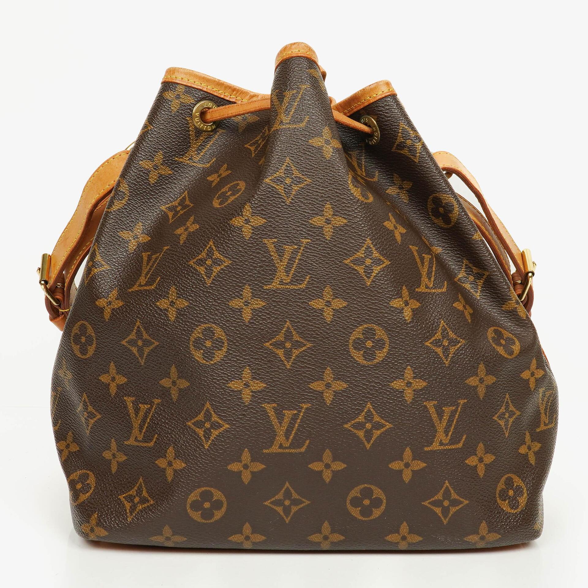 Louis Vuitton Petit Noe Schultertasche aus Monogram Canvas