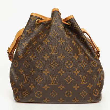Louis Vuitton Petit Noe Schultertasche aus Monogram Canvas