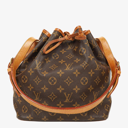 Louis Vuitton Petit Noé Schultertasche aus Monogram Canvas