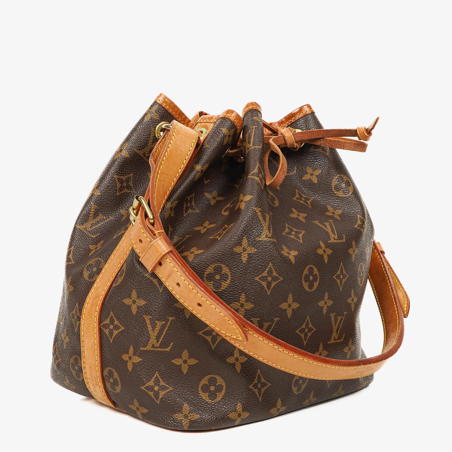 Louis Vuitton Petit Noé Schultertasche aus Monogram Canvas