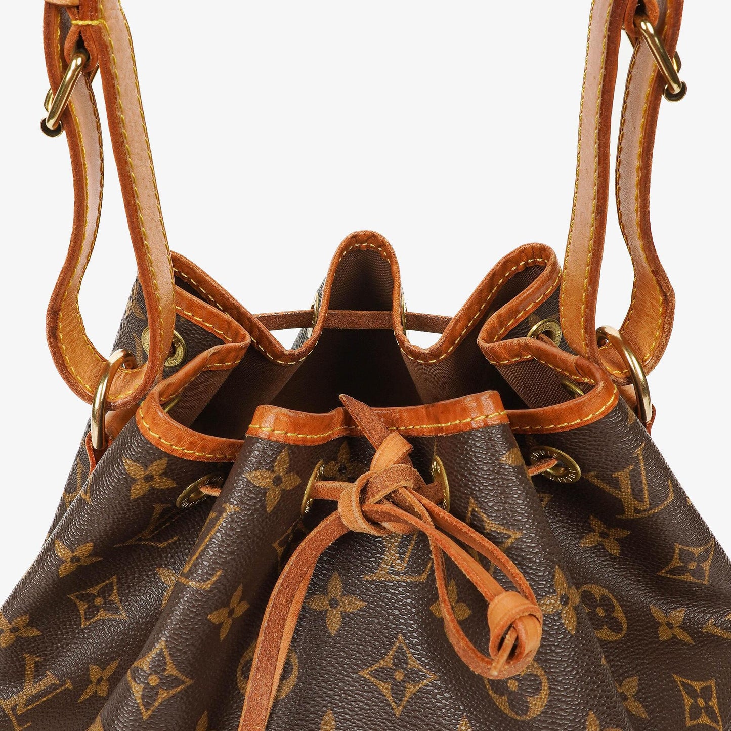 Louis Vuitton Petit Noé Schultertasche aus Monogram Canvas