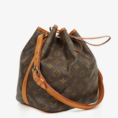 Louis Vuitton Petit Noé Monogram Canvas Schultertasche