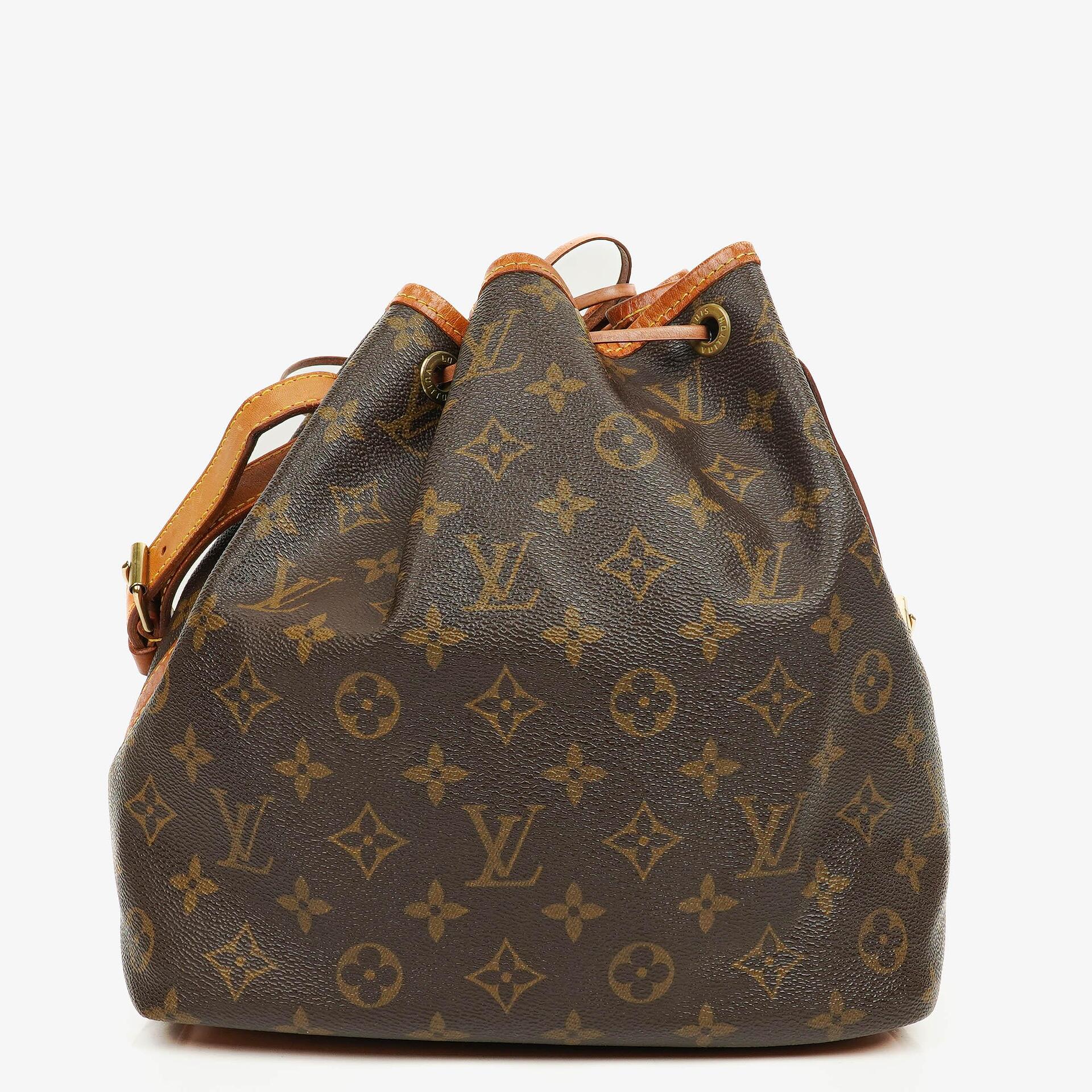 Louis Vuitton Petit Noé Monogram Canvas Schultertasche