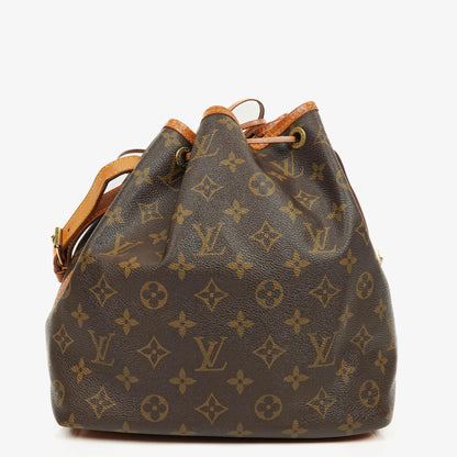 Louis Vuitton Petit Noé Monogram Canvas Schultertasche