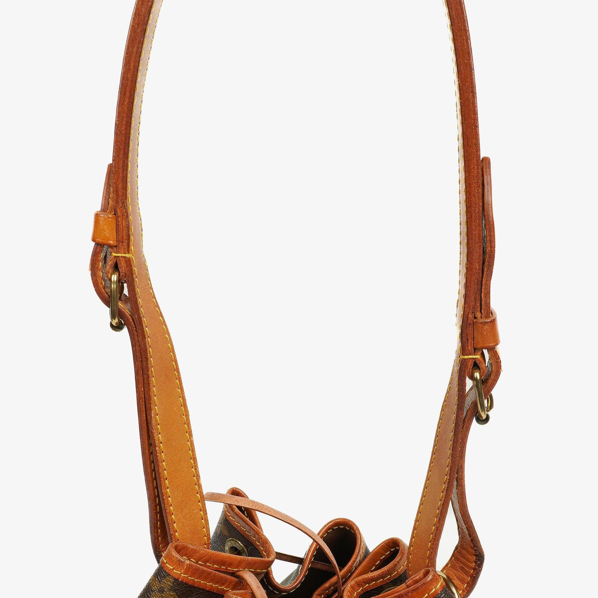 Louis Vuitton Petit Noé Monogram Canvas Schultertasche