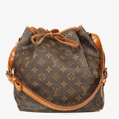 Louis Vuitton Petit Noé Monogram Canvas Schultertasche