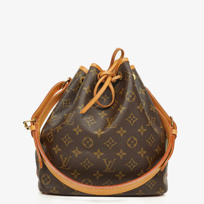 Louis Vuitton Petit Noé Schultertasche aus Monogram Canvas