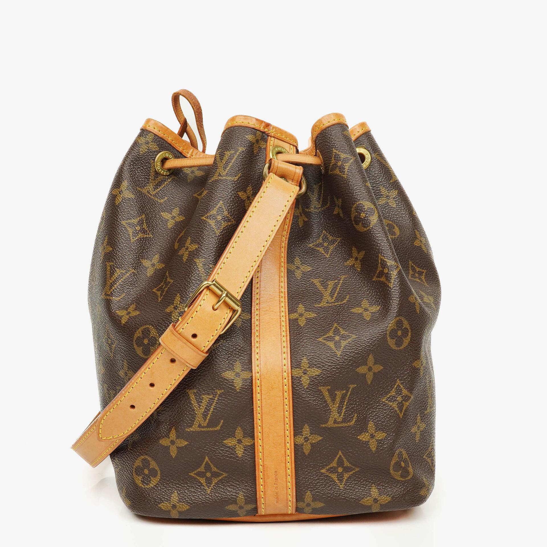 Louis Vuitton Petit Noé Schultertasche aus Monogram Canvas