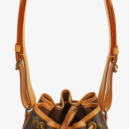 Louis Vuitton Petit Noé Schultertasche aus Monogram Canvas