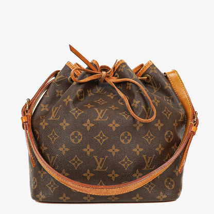 Louis Vuitton Petit Noé Schultertasche aus Monogram Canvas