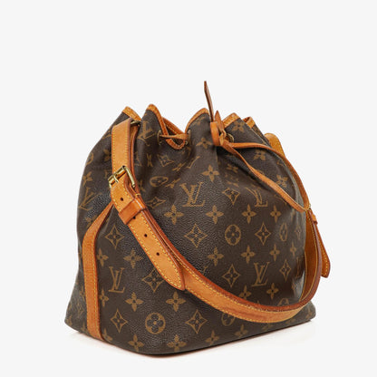 Louis Vuitton Petit Noé Schultertasche aus Monogram Canvas
