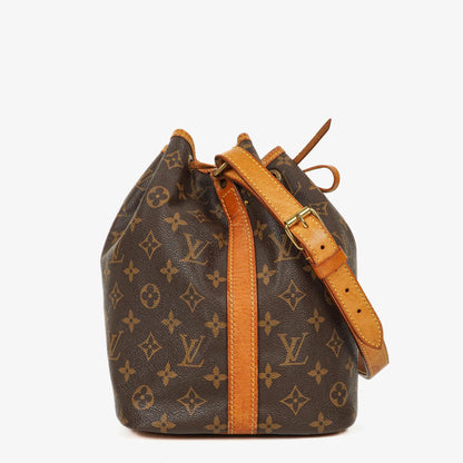 Louis Vuitton Petit Noé Schultertasche aus Monogram Canvas