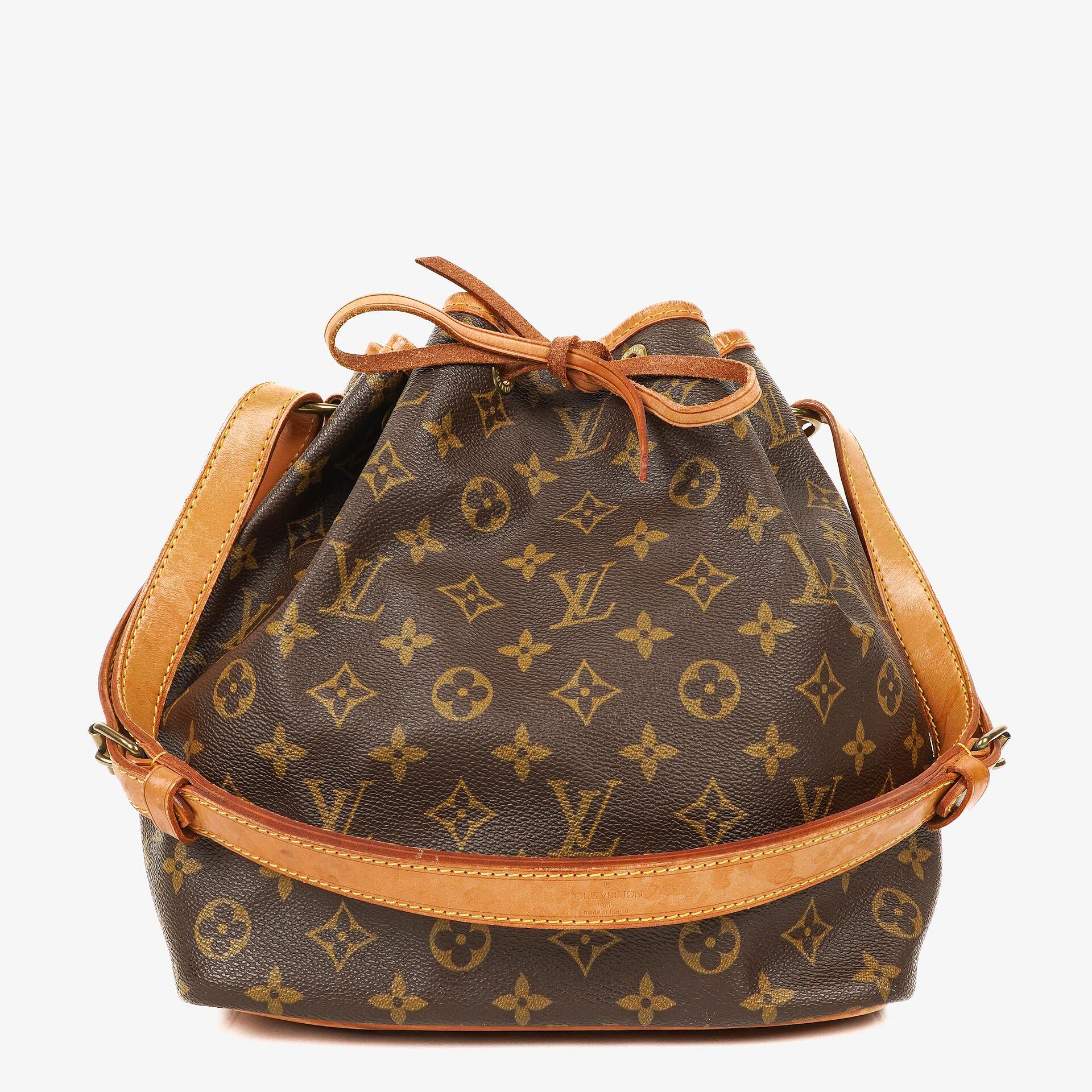Louis Vuitton Petit Noé Schultertasche aus Monogram Canvas