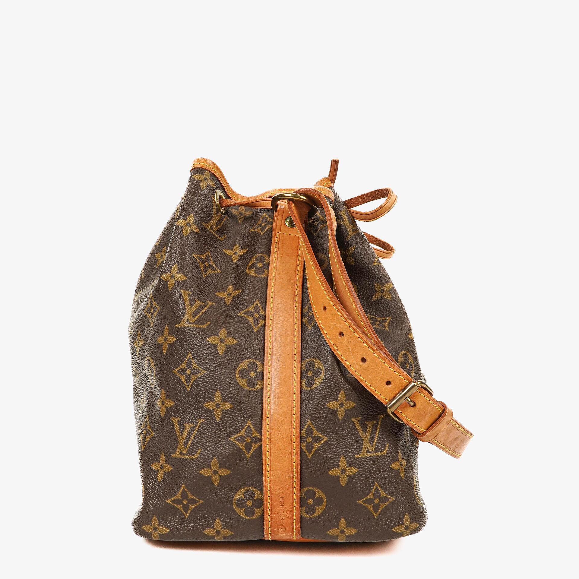Louis Vuitton Petit Noé Schultertasche aus Monogram Canvas