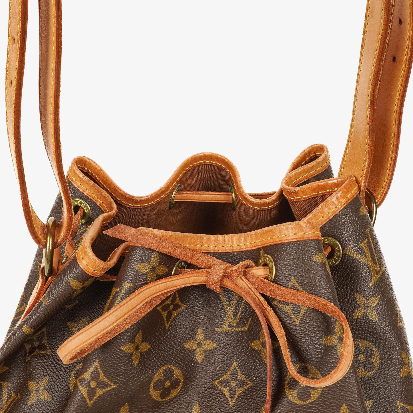 Louis Vuitton Petit Noé Schultertasche aus Monogram Canvas