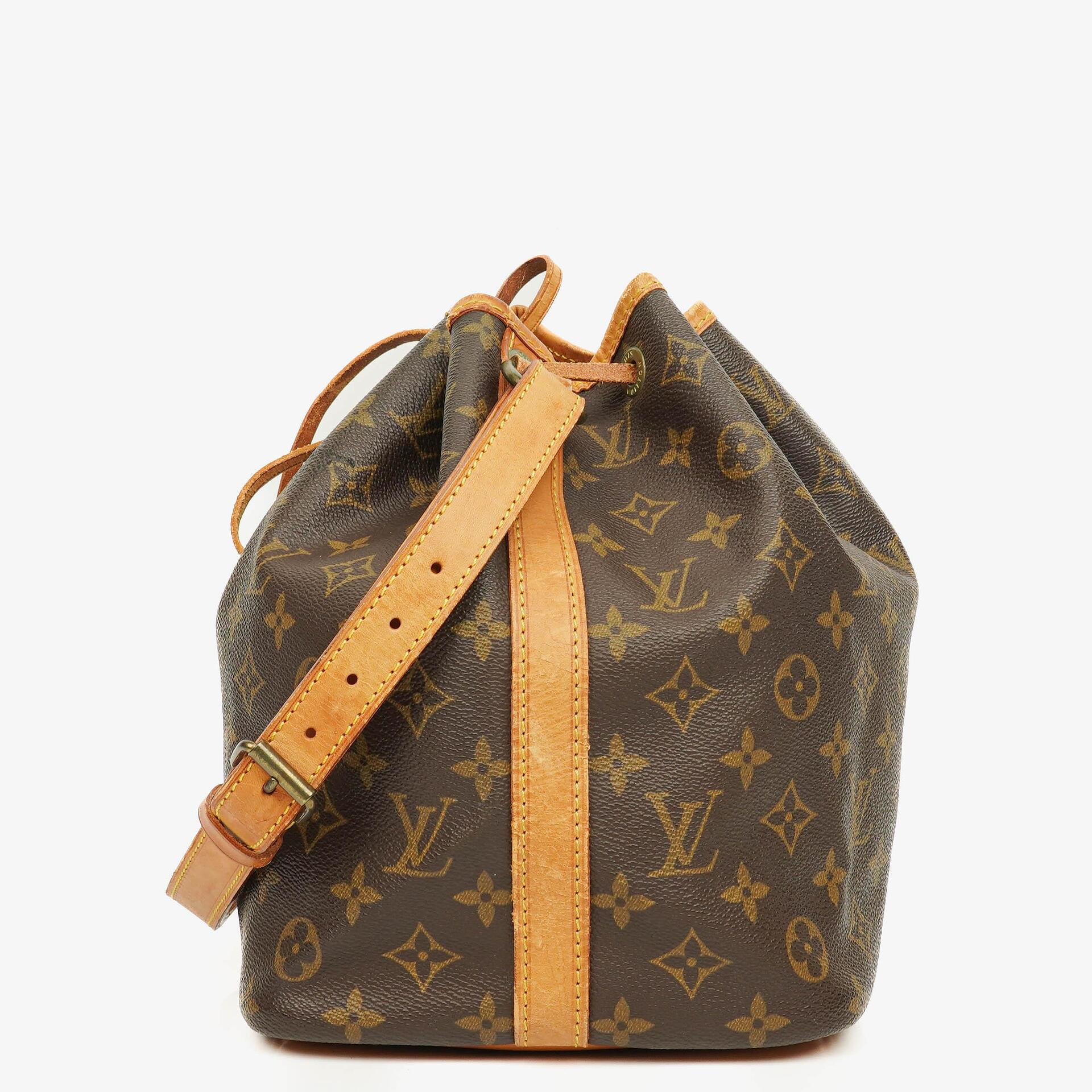 Louis Vuitton Petit Noé Monogram Canvas Schultertasche