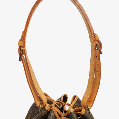 Louis Vuitton Petit Noé Monogram Canvas Schultertasche