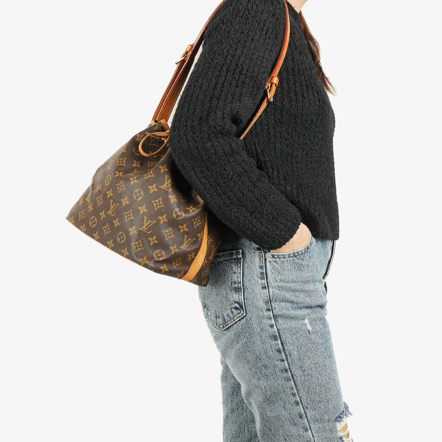 Louis Vuitton Petit Noé Schultertasche aus Monogram Canvas