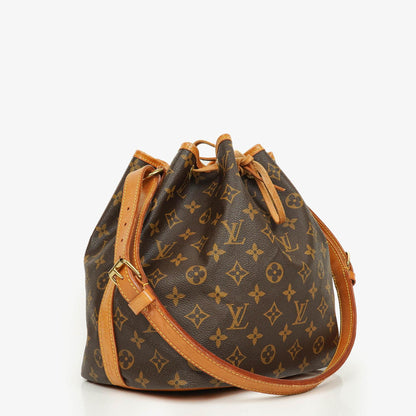 Louis Vuitton Petit Noé Schultertasche aus Monogram Canvas