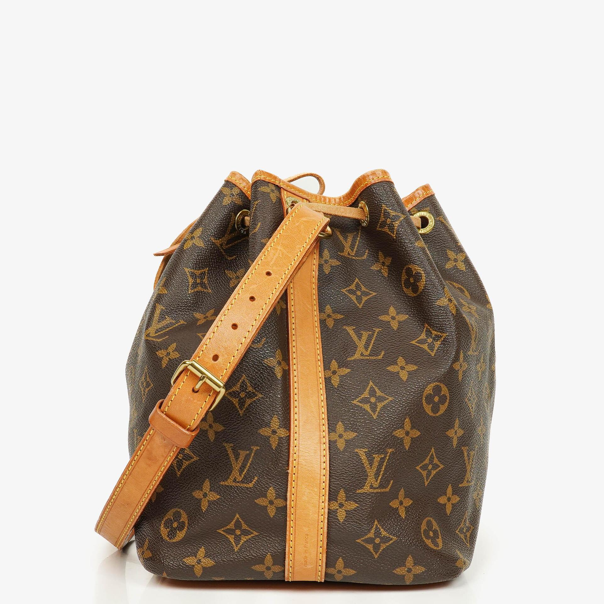 Louis Vuitton Petit Noé Schultertasche aus Monogram Canvas