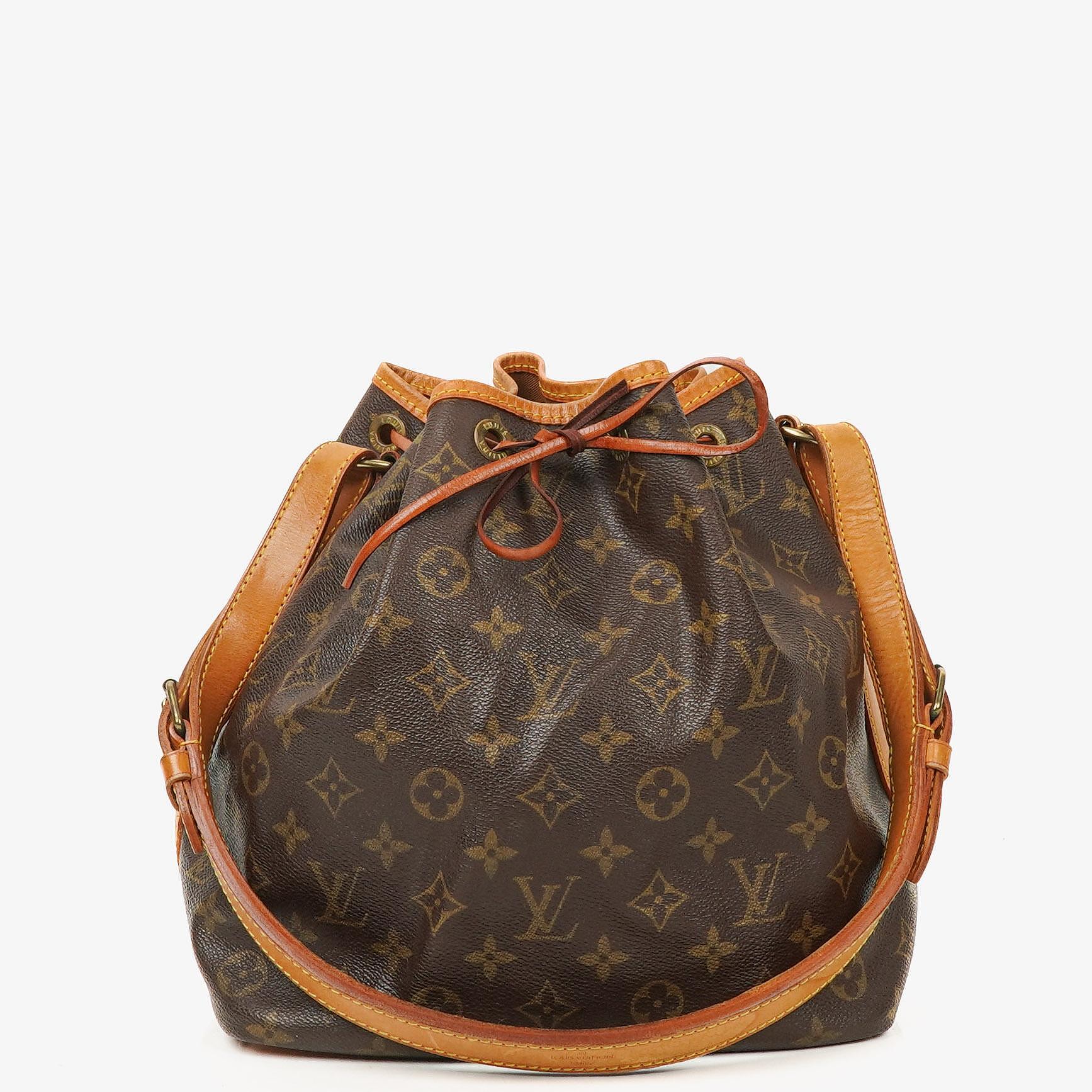 Louis Vuitton Petit Noe Schultertasche aus Monogram Canvas