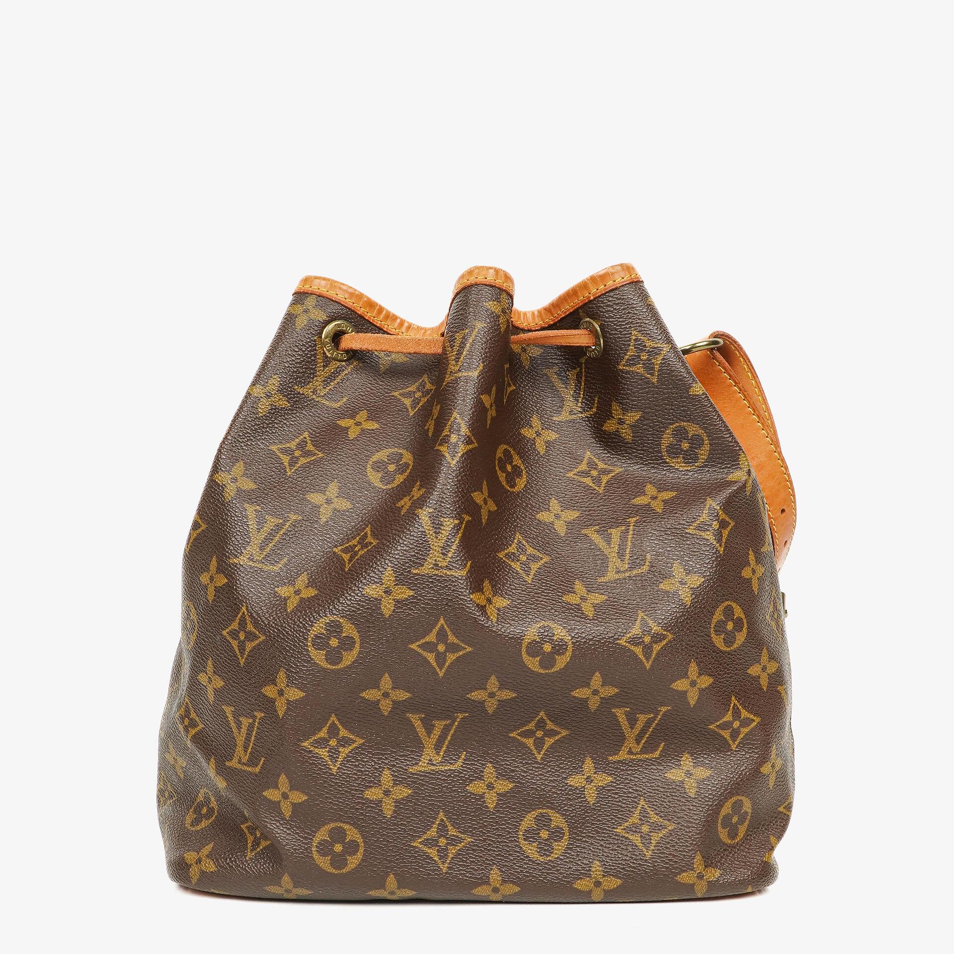 Louis Vuitton Petit Noé Schultertasche aus Monogram Canvas