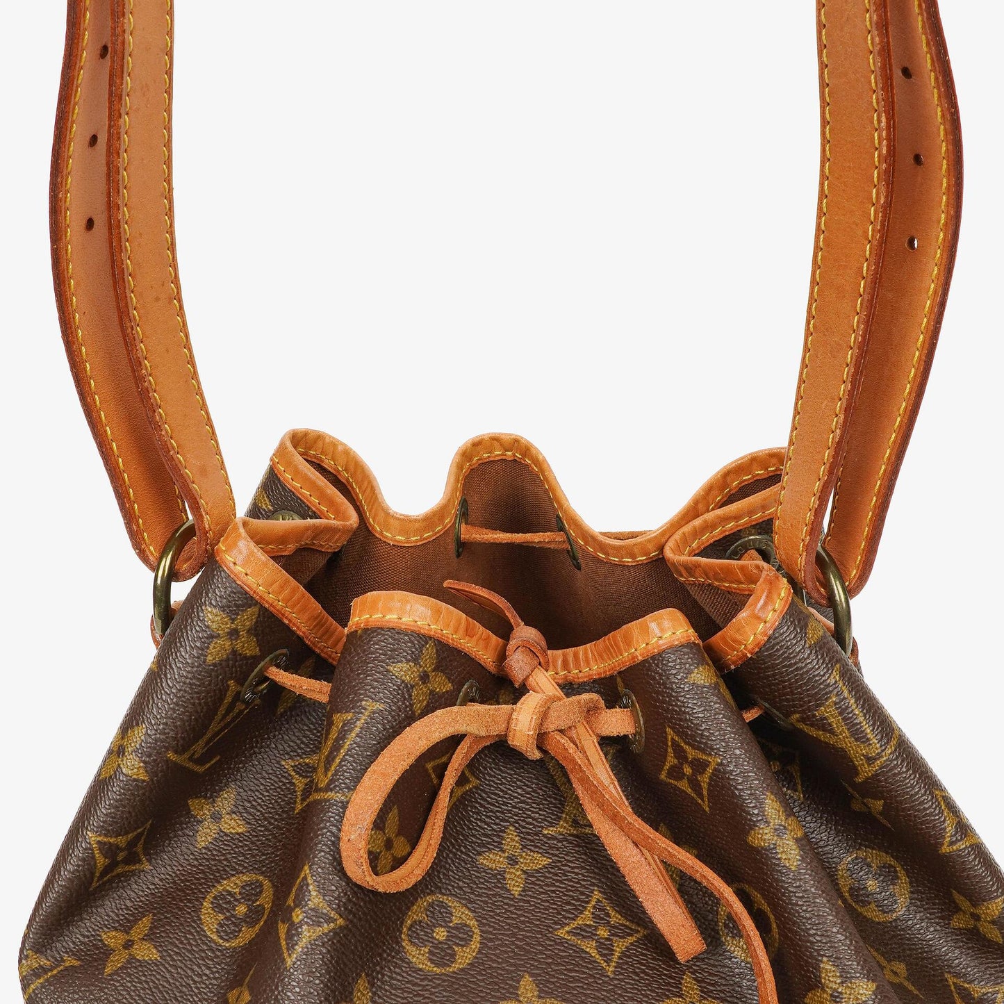 Louis Vuitton Petit Noé Schultertasche aus Monogram Canvas