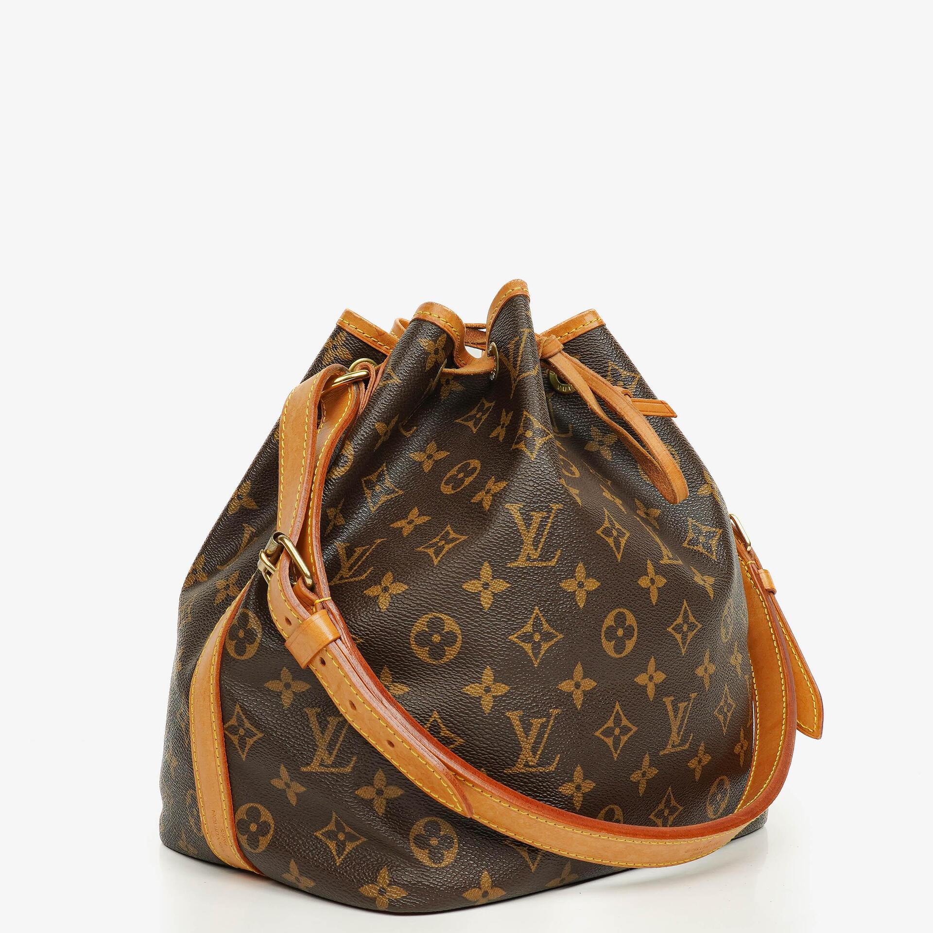 Louis Vuitton Petit Noe Schultertasche aus Monogram Canvas