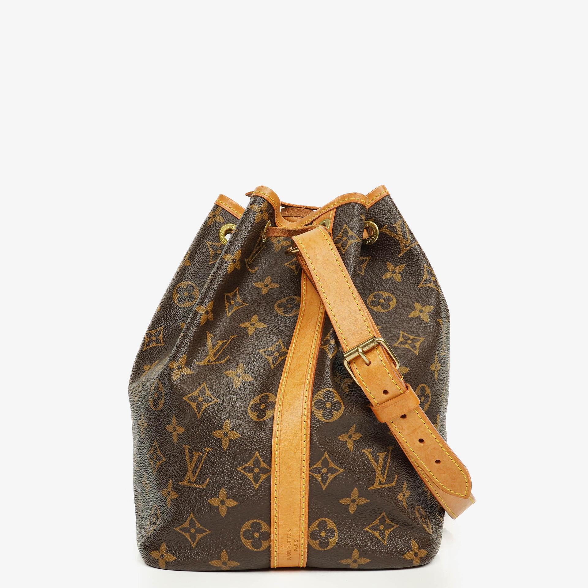 Louis Vuitton Petit Noe Schultertasche aus Monogram Canvas