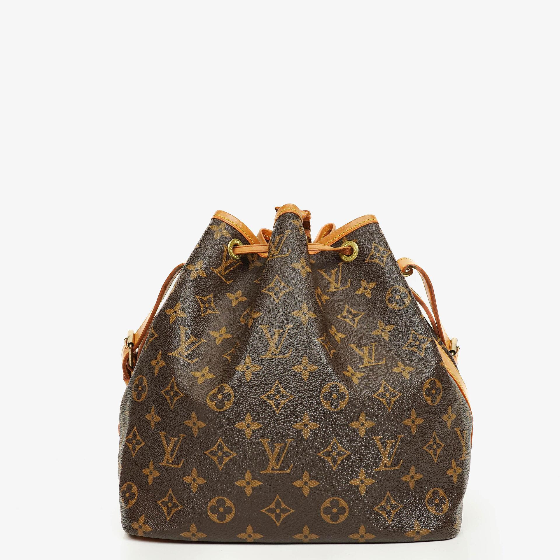 Louis Vuitton Petit Noe Schultertasche aus Monogram Canvas