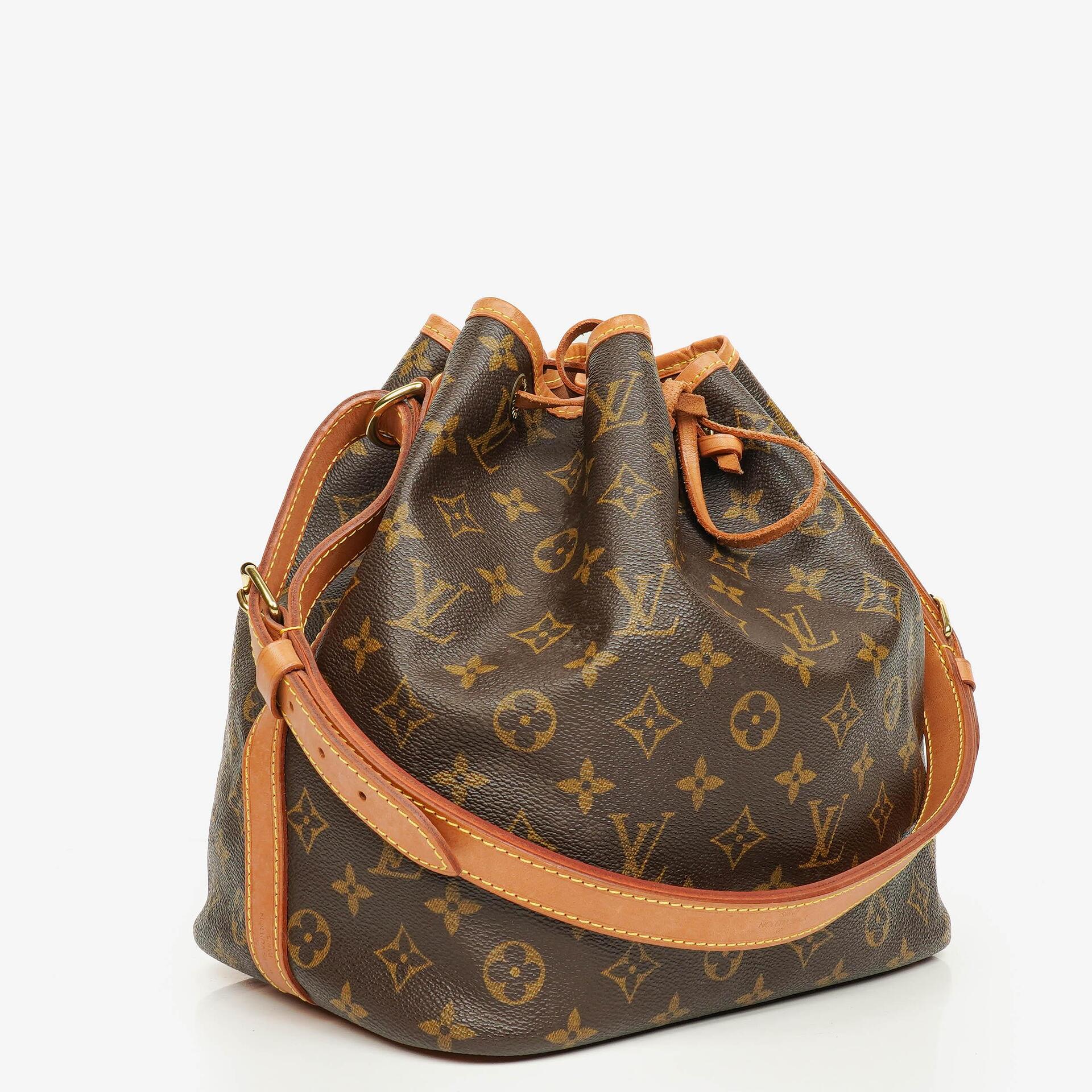Louis Vuitton Petit Noé Schultertasche aus Monogram Canvas