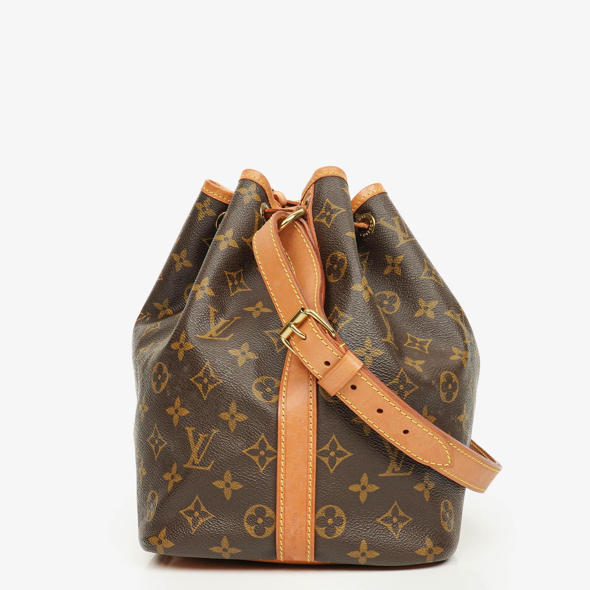 Louis Vuitton Petit Noé Schultertasche aus Monogram Canvas