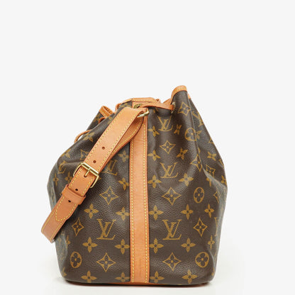 Louis Vuitton Petit Noé Schultertasche aus Monogram Canvas