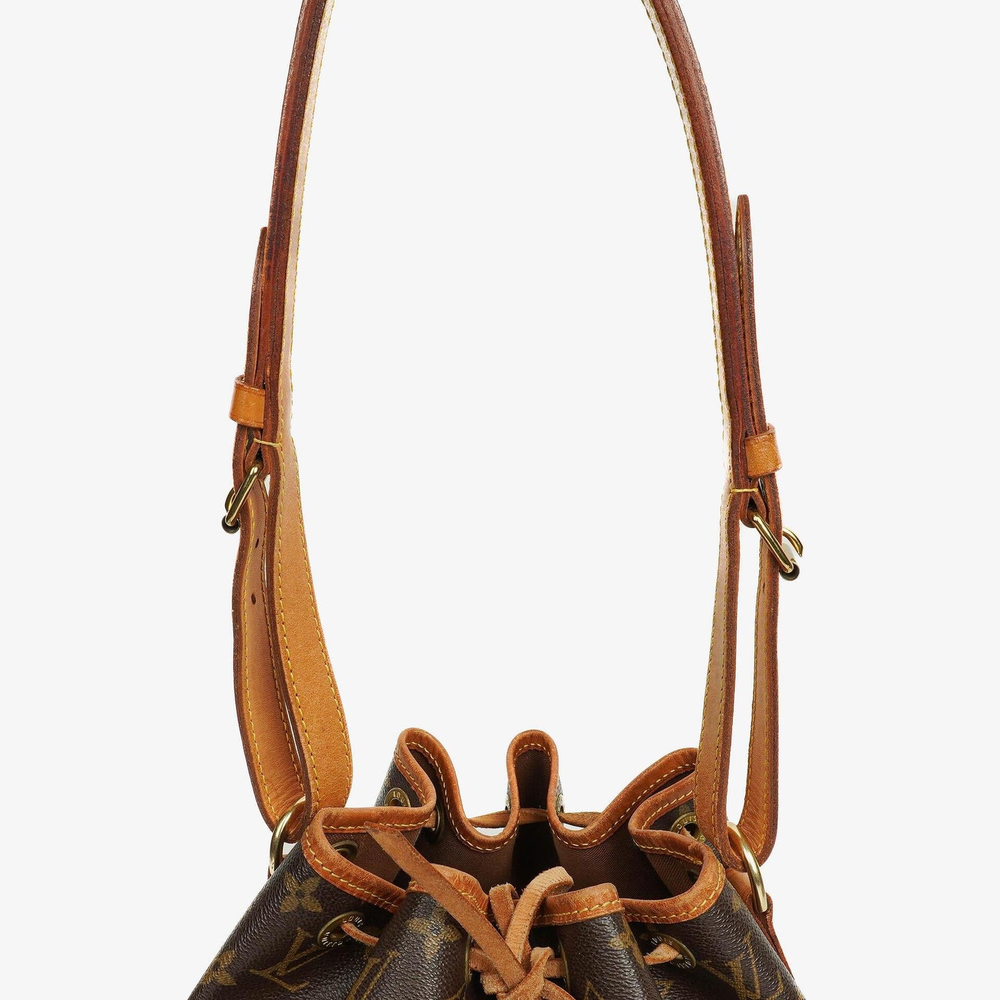 Louis Vuitton Petit Noe Schultertasche aus Monogramm Canvas