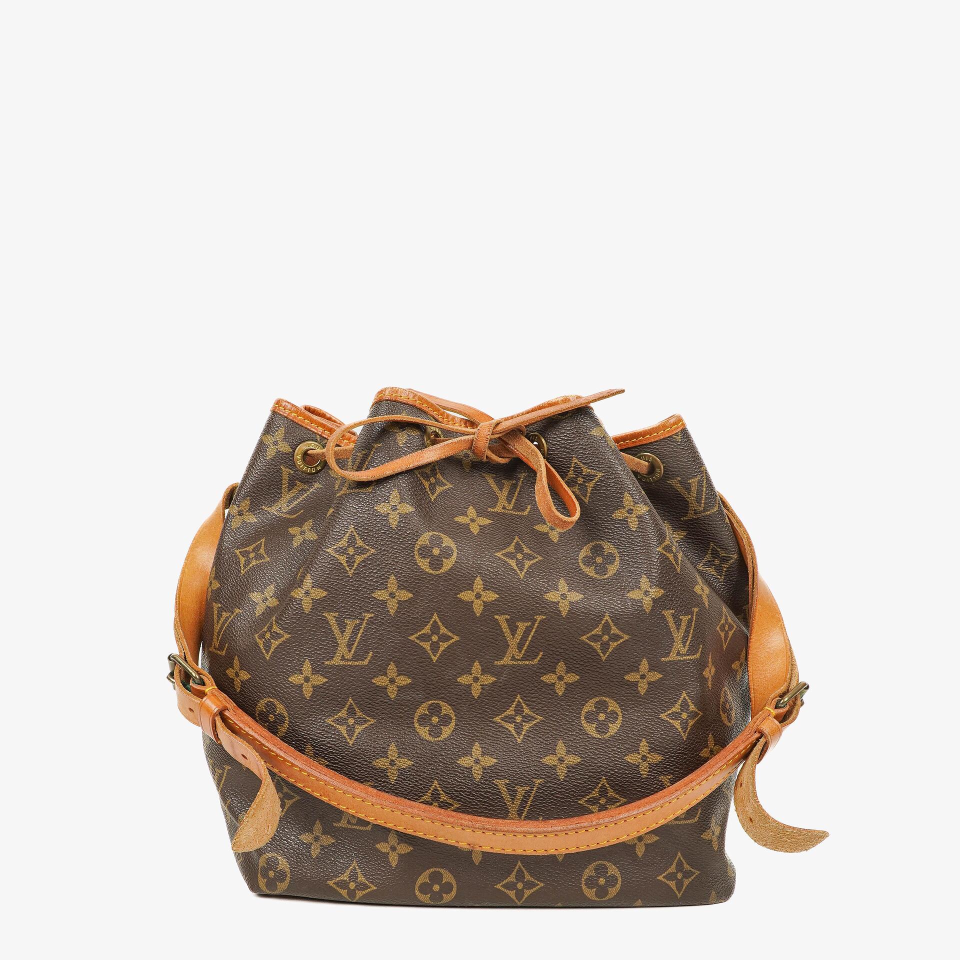 Louis Vuitton Petit Noé Schultertasche aus Monogram Canvas