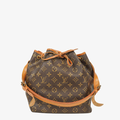 Louis Vuitton Petit Noé Schultertasche aus Monogram Canvas