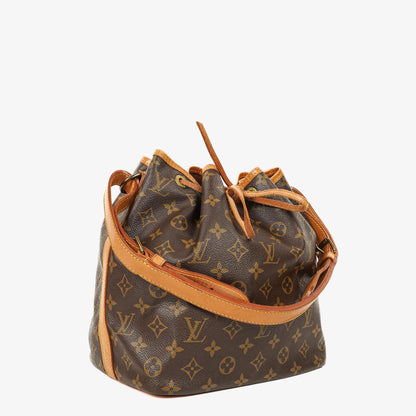 Louis Vuitton Petit Noe Monogram Canvas Schultertasche