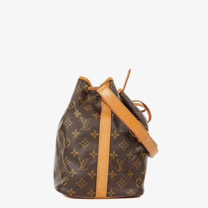 Louis Vuitton Petit Noe Monogram Canvas Schultertasche