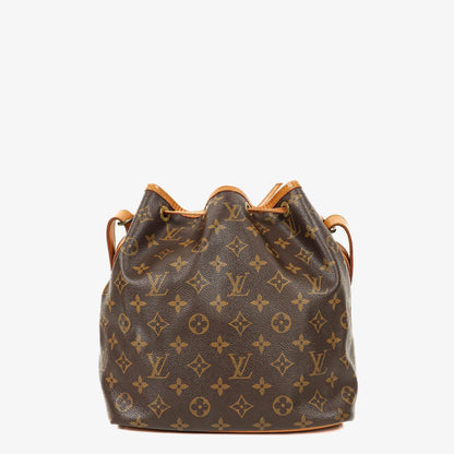 Louis Vuitton Petit Noe Monogram Canvas Schultertasche