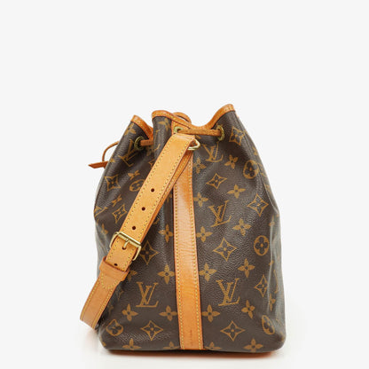 Louis Vuitton Petit Noe Monogram Canvas Schultertasche