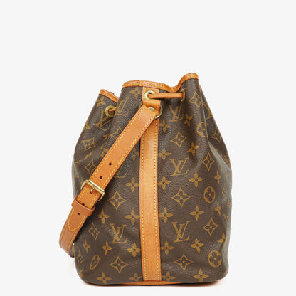Louis Vuitton Petit Noé Schultertasche aus Monogram Canvas