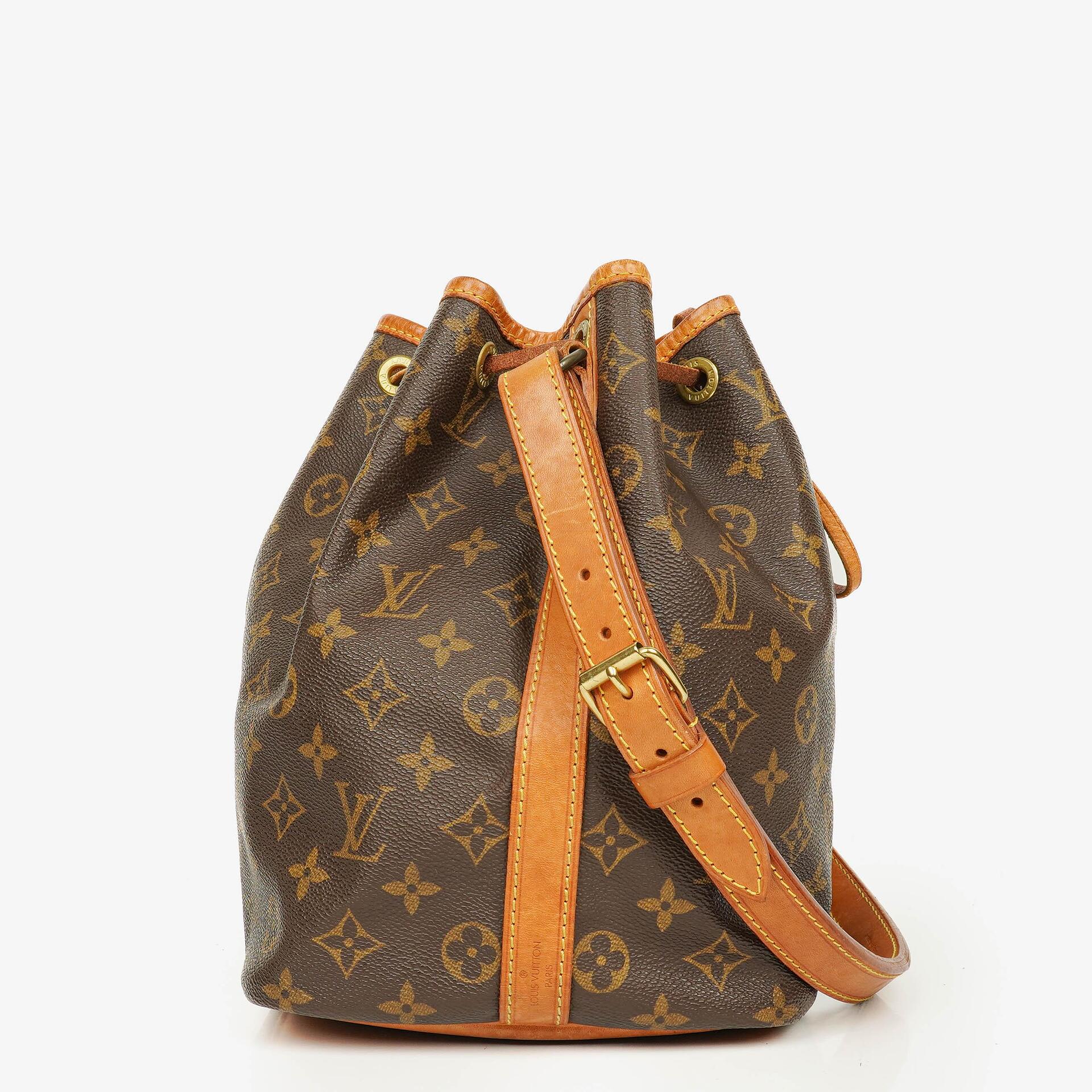Louis Vuitton Petit Noé Schultertasche aus Monogram Canvas