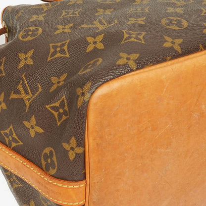 Louis Vuitton Petit Noé Schultertasche aus Monogram Canvas