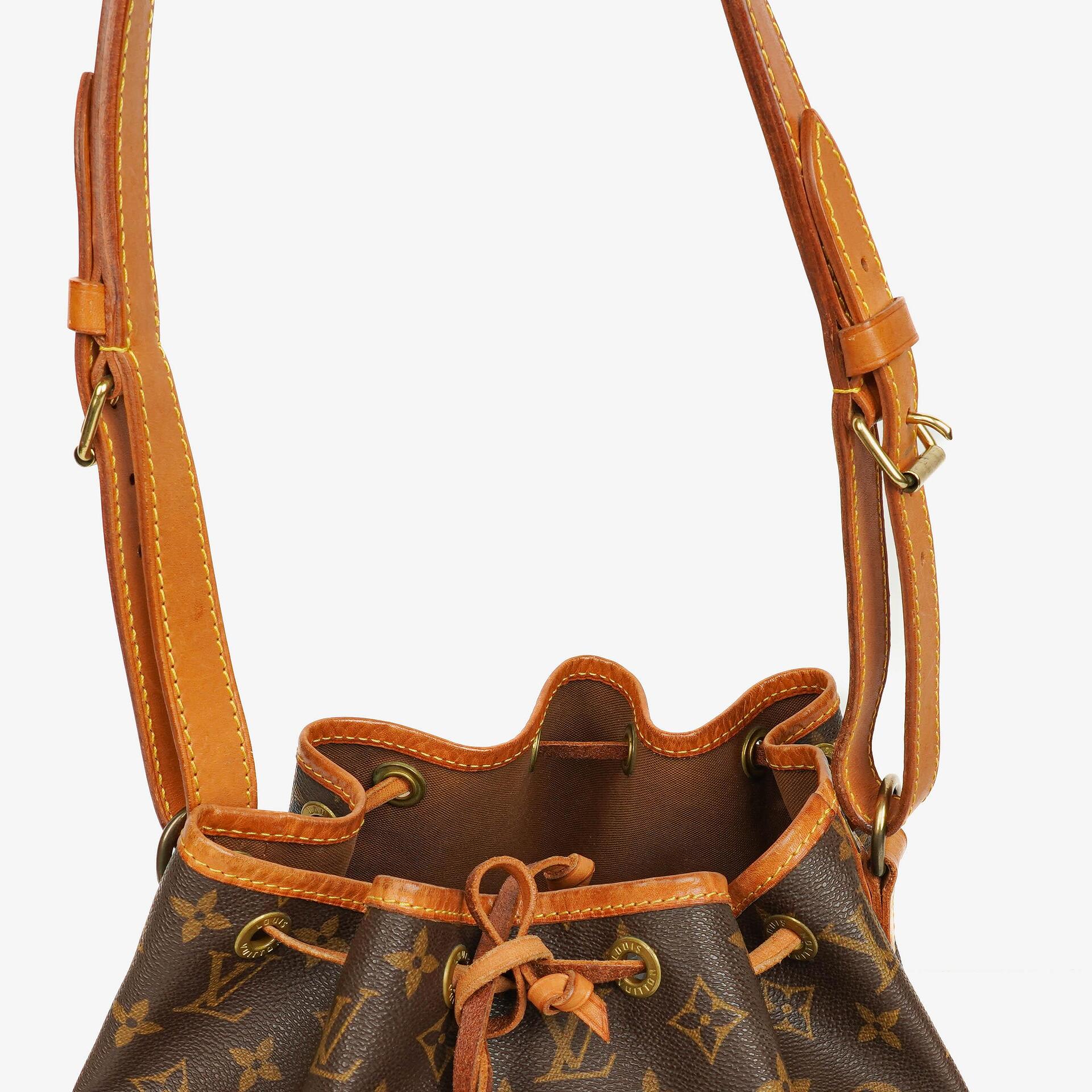 Louis Vuitton Petit Noé Schultertasche aus Monogram Canvas